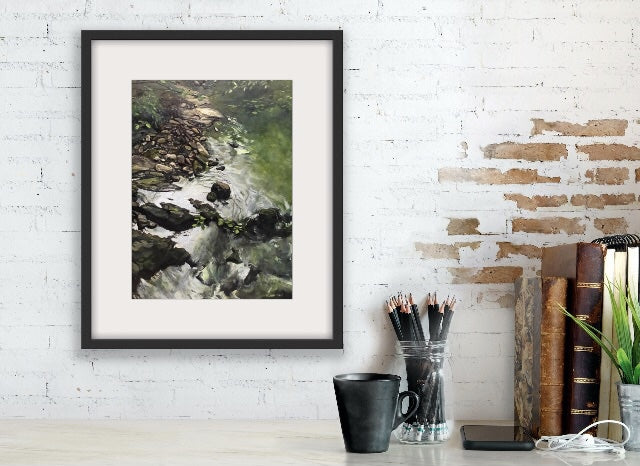 River Clydach Giclée Print